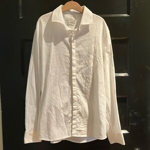 Zara Boys collection white shirt Size 11/12 slim fit